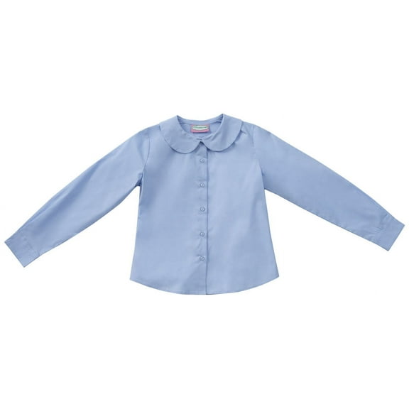 Classroom School Uniforms Long Sleeve Peter Pan Blouse 57882