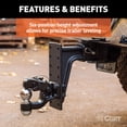 thumbnail image 5 of Curt 48349 2.5 Inch Receiver 7 Hole Pintle Mount Trailer Hitch Mounting Plate, 5 of 5
