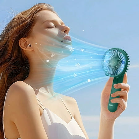 

Rkwlnn Fans New Releases Folding Rotatable Handheld Fan Rechargeable Three-Speed High Wind Power Mini Portable Convenient Outdoor Usb Fan Event Gift