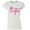 White, variant on Breast Cancer Support Women's T-Shirt Lady Tee Outfit Color Black Small