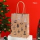 thumbnail image 5 of Uuiauoio Christmas Snowflake Tote Bag with Flat Bottom, Kraft Paper Gift Packaging for Holiday Parties, Festive Tree Design Carry Bag for Seasonal Present Wrapping and Events, 5 of 6