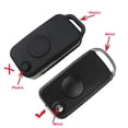 thumbnail image 3 of YIQIXIN 2 Button Flip Key Cover For Mercedes C CL S SL SLK ML Benz W168 W124 W202 W203 B200 A160 E113 A C E Replacement Shell, 3 of 7