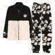 thumbnail image 2 of Conjunto de pijama de franela gruesa para Mujer, ropa de dormir de terciopelo con estampado de Panda y lunares, ropa de casa Kawaii, para invierno, 2 of 5