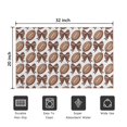 thumbnail image 5 of Brown Footballs and Bows Pattern Door Rugs,Washable Non Slip Door Mats Indoor,Decorative Door Mats,Entry Mat Indoor for Entrance,Bedroom,Kitchen,Bathroom,20"x32", 5 of 6