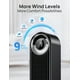 thumbnail image 3 of Dreo Ventilador de torre para dormitorio, ventilador de piso ultrasilencioso DC de 9 velocidades actualizado, ventiladores oscilantes de 90° para interiores con velocidad de 26 pies/s, temporizador de, 3 of 5