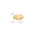 thumbnail image 2 of 14k Yellow Gold Polished and satin Signet Ring Size 3 Ring - 2.2 Grams, 2 of 2