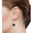 thumbnail image 2 of Natural Black Onyx Women Jewelry 925 Sterling Silver Earring, 2 of 4