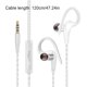 thumbnail image 3 of Methold Auriculares deportivos con cable de 3,5mm, auriculares estéreo impermeables, auriculares para teléfono inteligente con cancelación de ruido, a Cables de audio/vídeo Blanco, 3 of 6