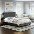 thumbnail image 2 of Boyd Sleep DIBK204DB Decker Linen Upholstered Platform Bed, 2 of 5