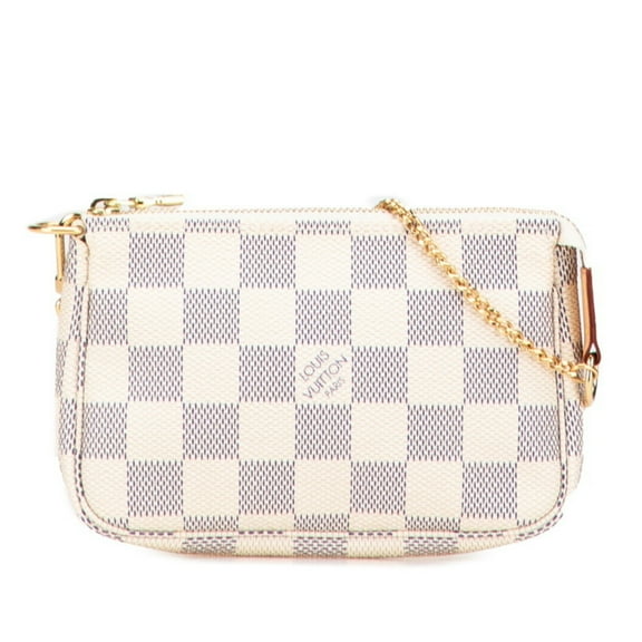 Pre-Owned Louis Vuitton Damier Azur Mini Pochette Accessory Pouch Handbag N58010... (Good)