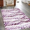 thumbnail image 2 of Area Rugs for Living Room Bedroom, Purple Weeping Eucalyptus 4'x6' Rug Washable Carpet Runner Indoor Outdoor, Spring Summer Farmhouse Leaves Non Slip Accent Floor Mats Rug for Kitchen, Office, 2 of 8