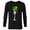 Black, variant on Toy Story 4 Forky Lucky Shamrock St. Patrick's Day - Long Sleeve T-Shirt for Men - Customized-Athletic Heather
