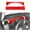 Red, variant on Dashboard Center Console Trim Cover Compatible with Toyota FJ Cruiser 2007-2021, ABS Dashboard Dial Panel Cylindrical Trim Frame Accessories, 2 PCS (Carbon Fiber Pattern Black)