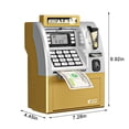thumbnail image 2 of Bank For Real Digital Electronic Saving Machine Box With Debit Card Bill Feeder Recognition Calculator Password Lock Case Boys, 2 of 7