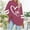 02 Wine, variant on Weiqiqre Plus Size Women Blouses Pullover Cute Heart Sweatshirts Long Sleeve Tops with Pockets