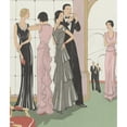 thumbnail image 2 of Anonymous 12x14 Black Ornate Wood Framed Double Matted Museum Art Print Titled: Art - Taste - Beauty, P. 16 (1932), 2 of 5