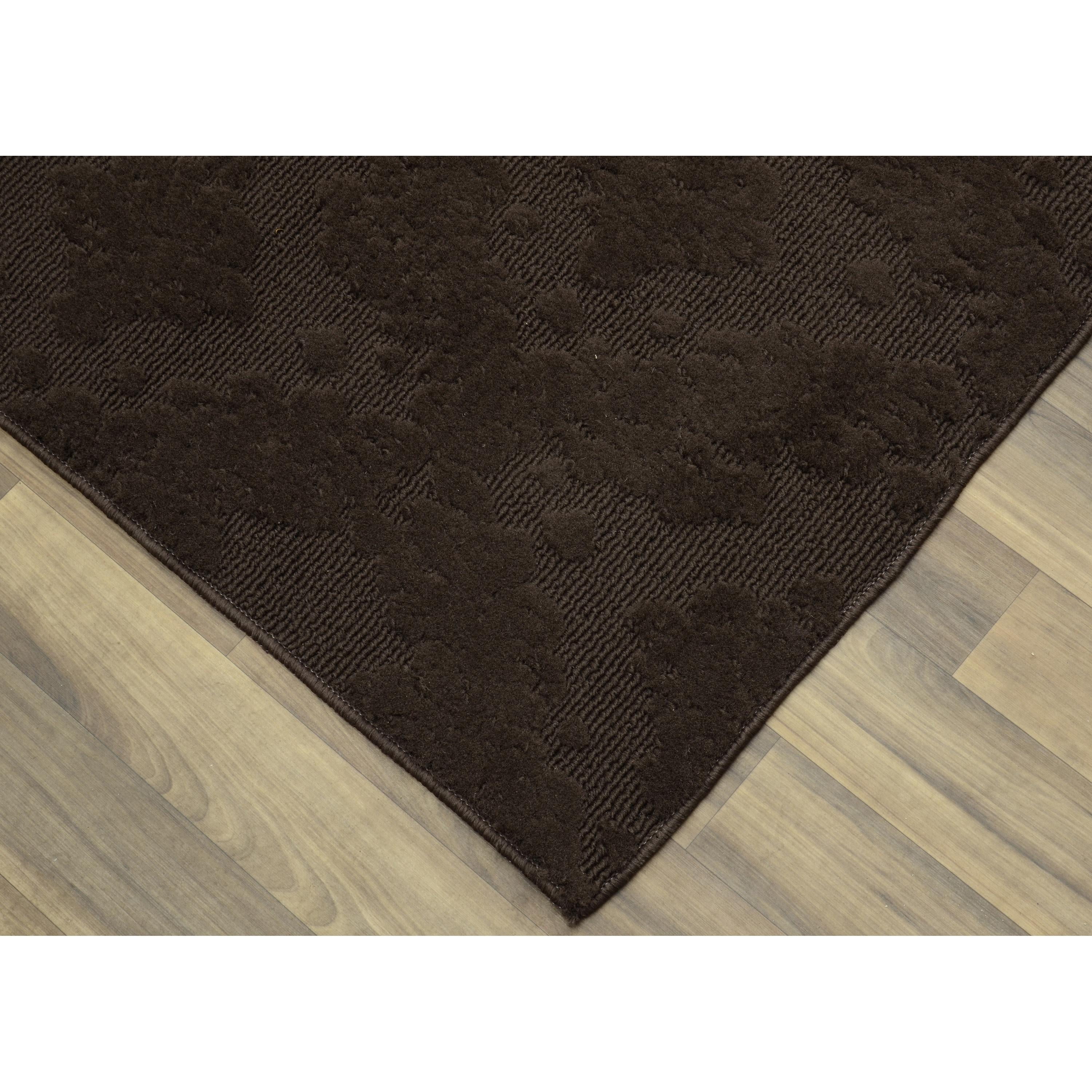Garland Rug Charleston Polypropylene Mocha Indoor Area Rug, 4' x 6'