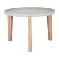 thumbnail image 4 of SAFAVIEH Valton Outdoor Patio Round Side Table, Natural/Light Grey, 4 of 7