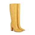 thumbnail image 5 of Tejiojio Clearance Fashion Large Size Boots Women Autumn Long Tube High Heels Shoes Boots Pointed Boots Knight Boots, 5 of 8
