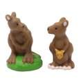 thumbnail image 6 of Replacement Parts for Collectible Fisher-Price Little People Noah's Ark, Safari, Jungle or Zoo Playset V8254 - Replacement Pair of Brown Kangaroo Figures, 6 of 6