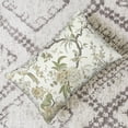 thumbnail image 4 of Chinoiserie Pillow Covers 12x20 Set of 2, Outdoor Olive Green Birds Flowers Throw Pillow Covers Linen Farmhouse Green Chinoiserie Decor Cushion Case Chinoiserie Home Decor for Couch Sofa, 4 of 6