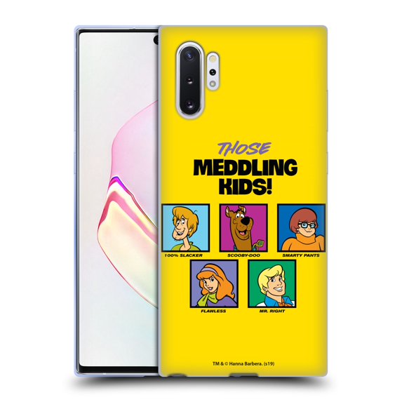 Head Case Designs Officially Licensed Scooby-Doo Mystery Inc. Meddling Kids Soft Gel Case Compatible with Samsung Galaxy Note10+