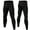 Black, variant on jsaierl Men's Breathable Compression Pants Pockets Cool Dry Gym Leggings Baselayer Running Tights Bodybuilding Trousers Fashion Hippie Regular Fit Fall Winter Outdoor Casual Long Pants
