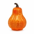 thumbnail image 2 of Fwttom Halloween Decor Indoor, Luminous Crackle Orange Glass Pumpkin Lights, Warm Light Pumpkin Table Lamp, Fall Halloween Decor for Mantel Home Holiday Party, 2 of 6