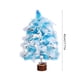 thumbnail image 3 of Árbol de Navidad artificial de 45 cm para niñas, ideal para decorar mesas, con luces LED y adornos colgantes, funciona con pilas, de plástico., 3 of 9