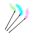 thumbnail image 3 of 3PCS Cat Teaser Wand Plastic Rod Bell Cat Feather Wand Pet Interactive Toy, 3 of 10