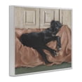 thumbnail image 2 of Stupell Industries Cottage Black Lab Dozing Off White Framed Giclee Art, 20 x 16, by Ethan Harper, 2 of 7