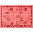 thumbnail image 1 of Ahgly Company Machine Washable Indoor Rectangle Oriental Red Modern Area Rugs, 7' x 10', 1 of 4