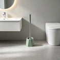 thumbnail image 5 of Toilet Brush with Stiff Bristles and Long Handle for Deep Cleaning, Sturdy Plastic Construction, Hanging Storage, Ideal for Household Bathroom Maintenance, 5 of 5