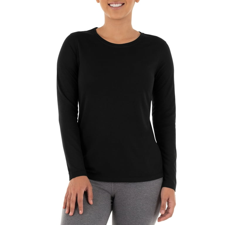 Long sleeve dri fit shirts women's walmart hotsell