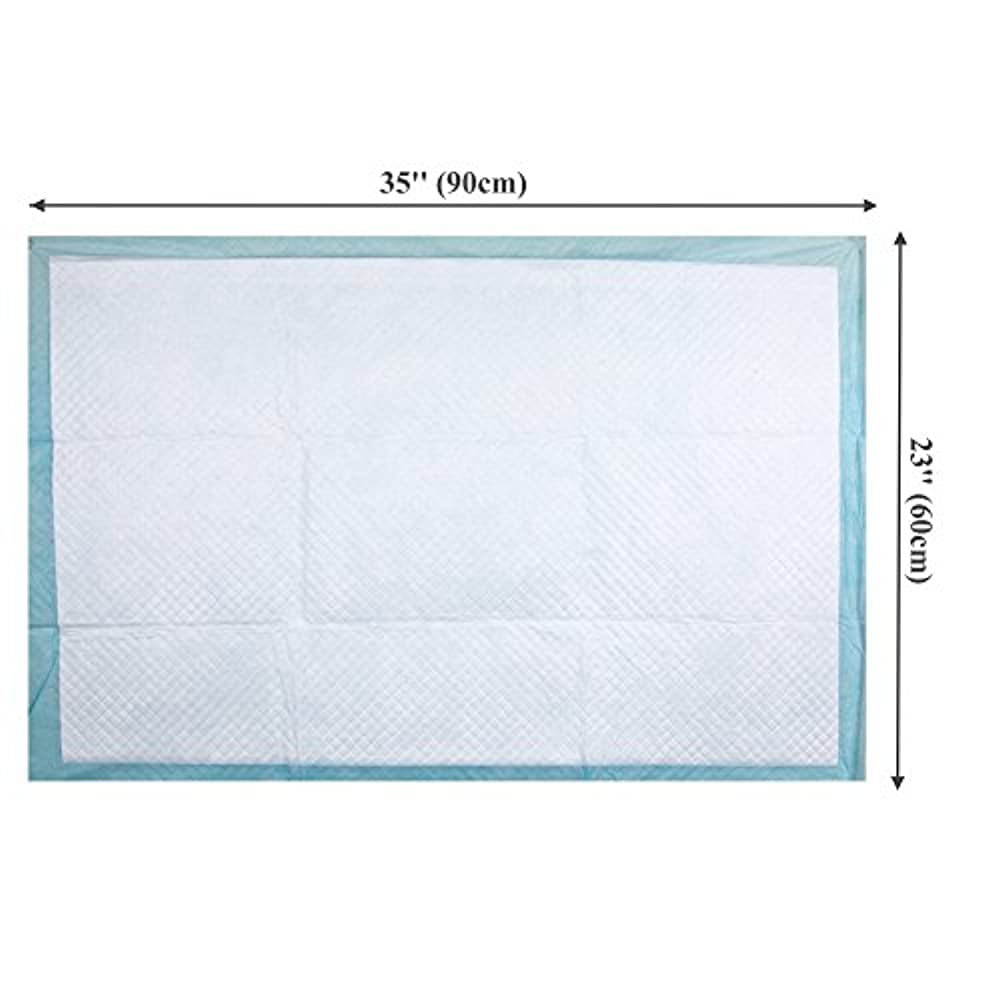 Continuon Extra Absorbent Incontinence Bed Pads with Waterproof Liner (10 Pack, 23 x 35') Disposable Overnight Sleeping Aid, Sheet Protector for Men, Women, Kids, Elderly