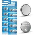 thumbnail image 1 of CR1632 Lithium Battery 3V, 10 Count Pack CR 1632 3 Volt Button Coin Cell Batteries for Car Key Fob, Watch, Thermometer, Remote Control, 1 of 7
