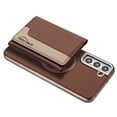 thumbnail image 3 of Allytechgroup Case for Samsung Galaxy S25, [RFID Blocking] 2-in-1 Detachable Magnetic Wallet Case [Compatible with MagSafe] Stand Slim PU Leather TPU Cover with Credit Card Slots/Cash Slot, Brown, 3 of 13