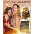 thumbnail image 6 of ORK Overnight Heatless Hair Curler to Sleep in, Satin Velvet Overnight Curls Flexi Blowout Jumbo Rods, No Heat Sleeping Curling for Hair Styling Tools - 3pcs Rose Red, 6 of 11