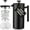 black, variant on French Press Coffee Maker, ANUNU 304 Grade Stainless Steel Insulated Coffee Press with 2 Extra Screens, 34oz