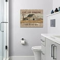 thumbnail image 3 of Grey Canis Old Barn 16"x12" Framed Canvas Art Prints, 3 of 6