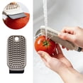 thumbnail image 2 of Cepillo para verduras y patatas. Cepillo de silicona con lados duro y suave. Cepillos de limpieza funcionales para frutas de piel dura, 2 of 8