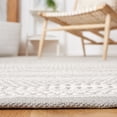 thumbnail image 5 of SAFAVIEH Kilim Granville Striped Cotton Area Rug, Grey/Beige, 9' x 12', 5 of 6