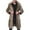 Khaki, variant on Ofreoo Men Solid Casual Square Collar Long Faux Cardigan Winter Jacket Fleece Jacket Men Christmas Gift