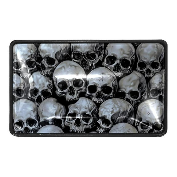 4 Packs Scary Human Skull Head Crystal Glass Cabinet Knobs Drawer Handles for Kitchen Cabinets Dresser Cupboard Wardrobe Pulls Handles