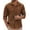 Brown, variant on COOFANDY Mens Long Sleeve Button Down Shirts Casual Untucked Shirts Stretch Shirts