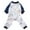 Blue, variant on Moocorvic Dog Pajamas Clothes for Small Dogs Boy Girl, Soft Pet One-Pieces Suits Outfits for Dog Cat(Green,XS)