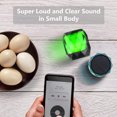 thumbnail image 2 of Altavoz Bluetooth portátil + Luces + Resistente al agua + Par estéreo TWS, 2 of 3
