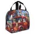thumbnail image 2 of Disketp Halloween Pets Pumpkins for Insulated Lunch Bag for Women and Men, Perfect for Work, Hiking, Picnic, 2 of 8