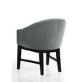 thumbnail image 3 of 59" Round Dining In Ebony Black With Gray Chairs & Table Base, 3 of 5