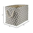 thumbnail image 5 of Design Imports CAMZ12516 Bac Rectangulaire en Polyester pour Animaux, Gris - Moyen, 5 of 5